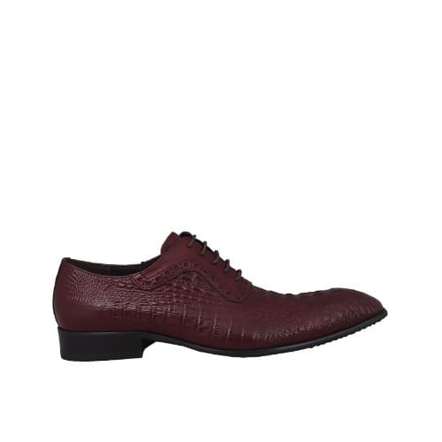 Crock Detailed Dapper Leather Shoe - Brown - MSH-3821