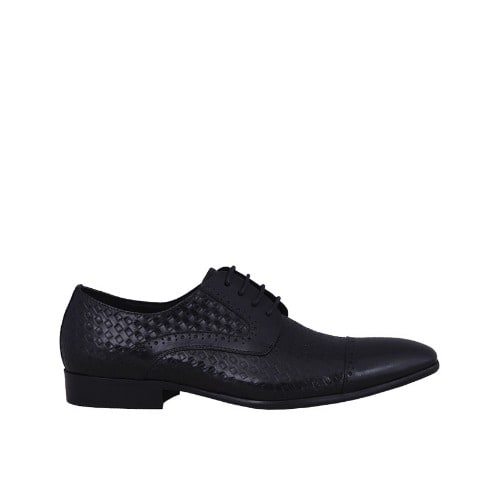 Lace-up Leather - Black - MSH-3828