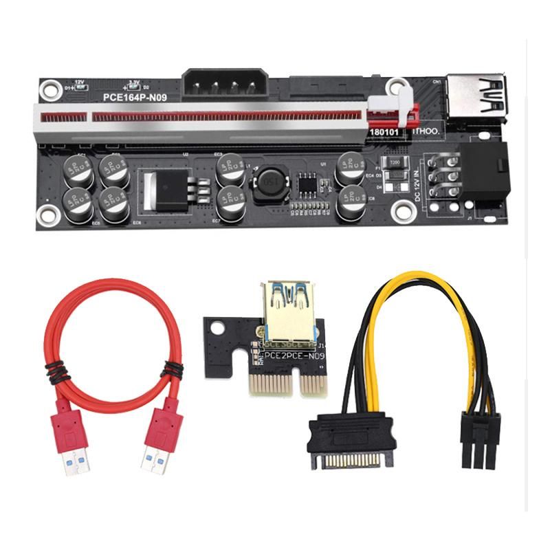 10 Pcs VER009S Plus PCI-E PCIE Riser 009S 6Pin PCI Express