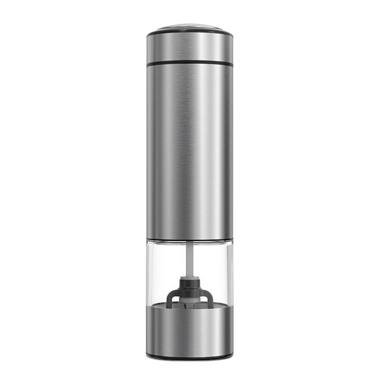 Battery Operated Pepper Grinder Easygrind Battery Operated for Spices Silver
