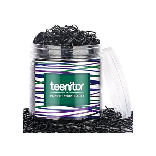 2000pcs Black Hair Rubber Bands Soft Elastic Hair