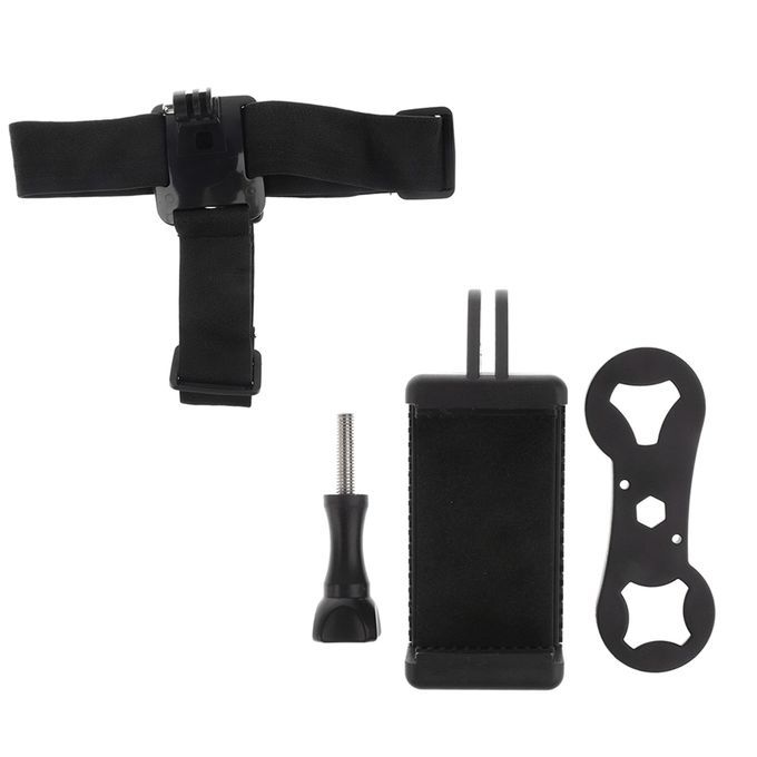 Motorcycle Head  Strap Camera Mount Set Fits For Samsung