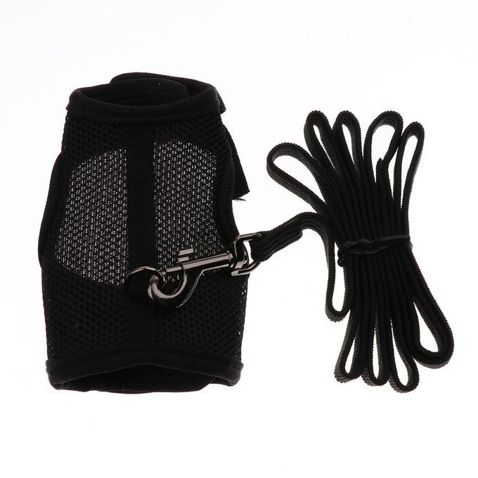 Hamster Rabbit In Pet Supplies Best Harness & Leash-Black, L Black L