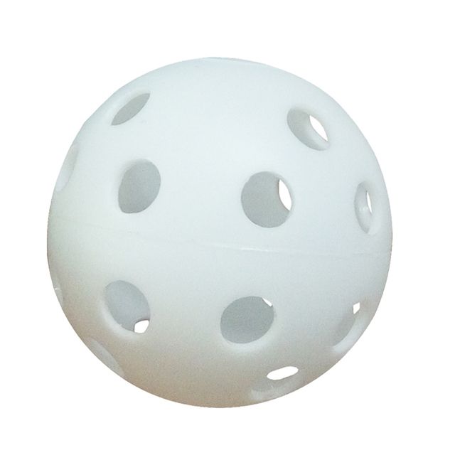 50pcs Plastic Whiffle Airflow Hollow Golf Ball Practice