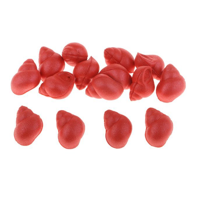 15pcs Snail Shape   Boilies -Carp & Catfish Bait -Floating  Red