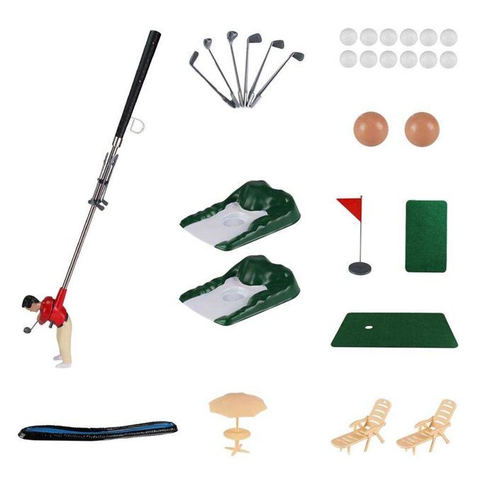 Professional Golf Practice Set Mini Golf Ball Sport Set Golf  Red