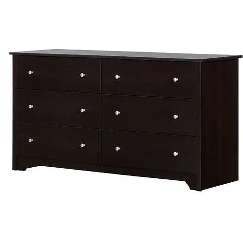 Double Dresser With 6 Drawers