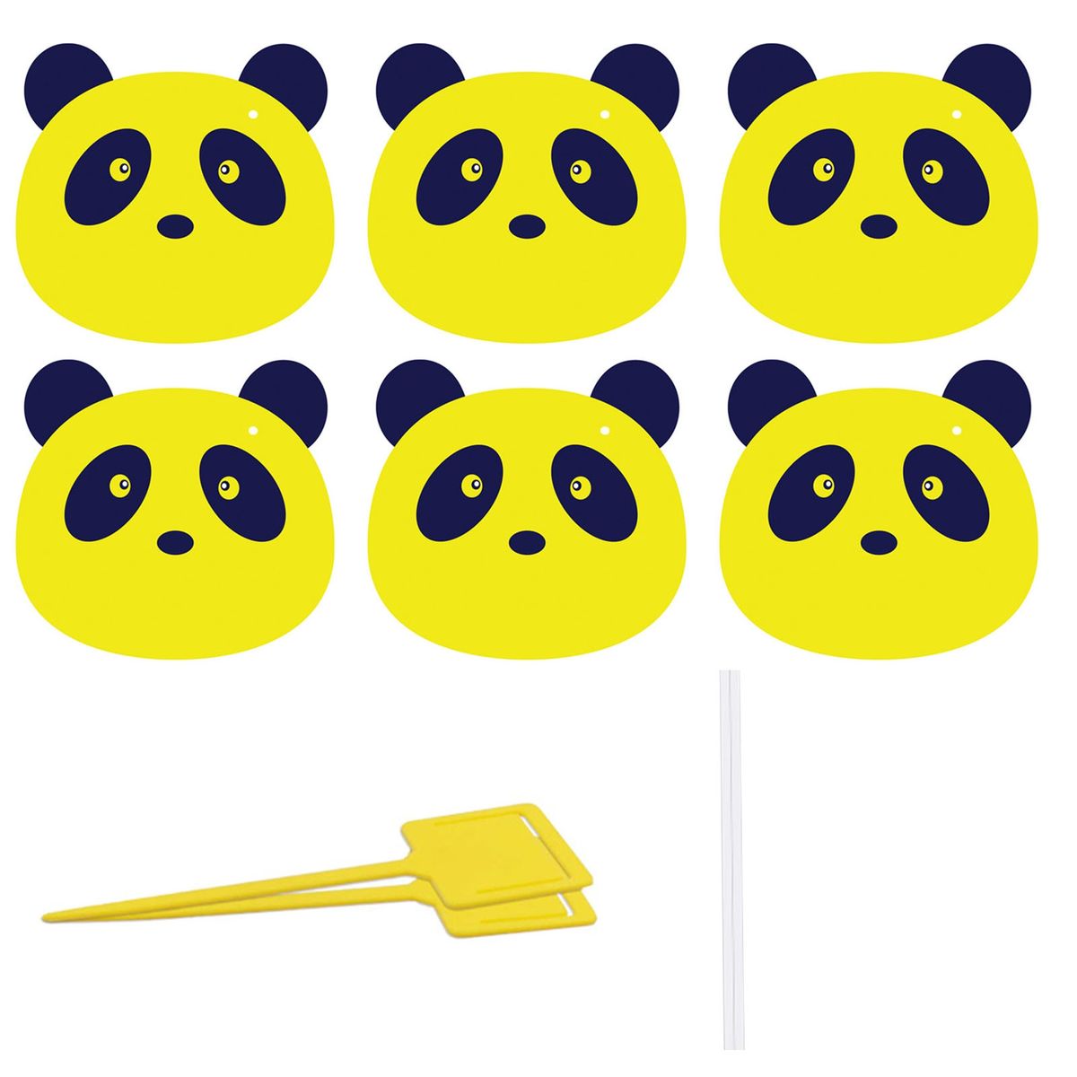 Insect Sticky Board Panda Shaped Sticky Insect Catcher A
