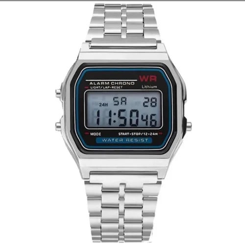 Wr Illuminator Atom Stainless Steel Watch - Silver