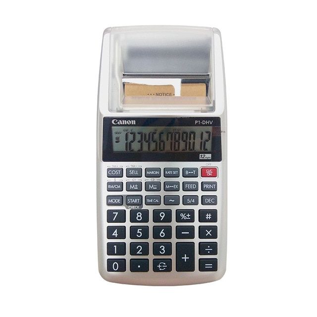 P1-DHV Ink Wheel Monochrome Printing Calculator Printing Computer Clear And Authentic Authorized Package Scientific Calculator