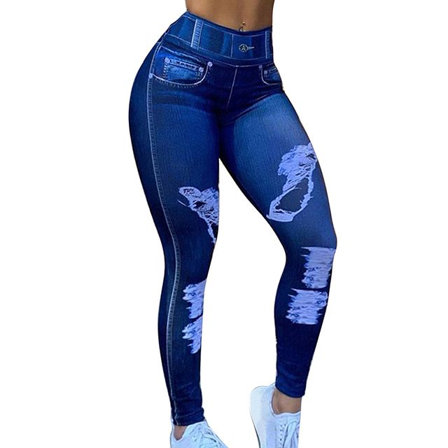 Plain Solid Color High Waist Cutout Ripped Active Yoga Pants Skinny Chic Summer Autumn Women Long Legging Pants Dropship(#Color 7)