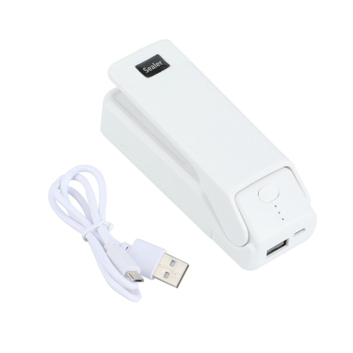 Food Sealing Machine Mini Heat Sealer for Food Potato Chip Bag Clip Kitchen Tool Portable Heating Plastic Bag USB Charg
