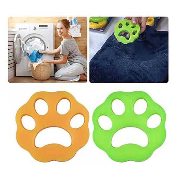 Clothes Pet Hair Remover For Washing Machine Dryer Floating Green
