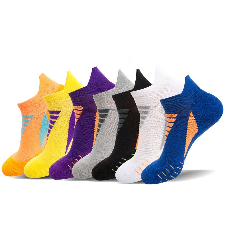 Mens 7 Pairs Anti Slip Football Ankle Socks,Non Slip Sports Grip Socks