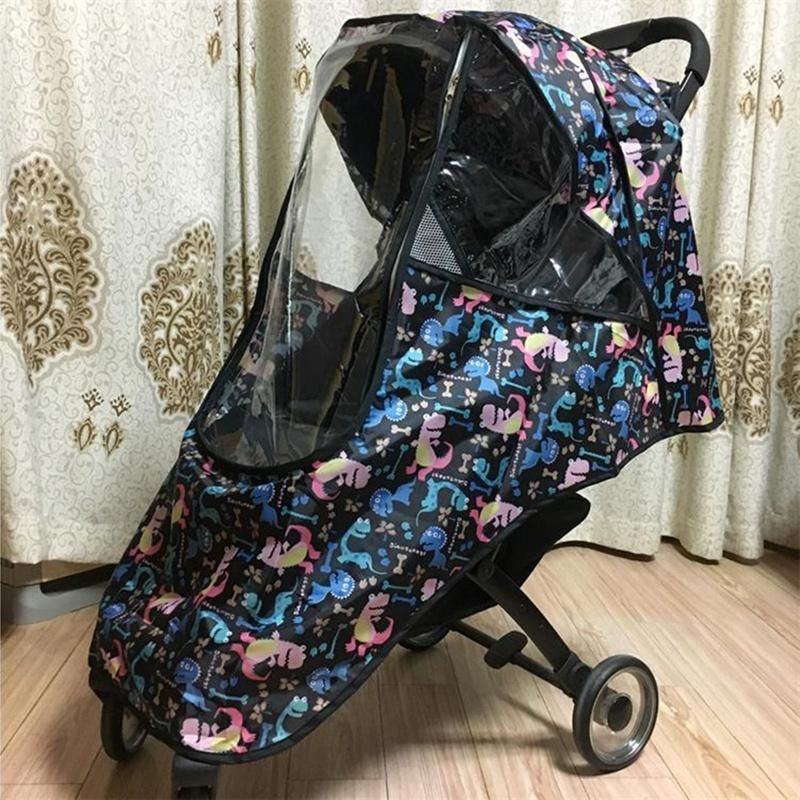 Universal Stroller Rain Cover Waterproof Wind Dust Shield