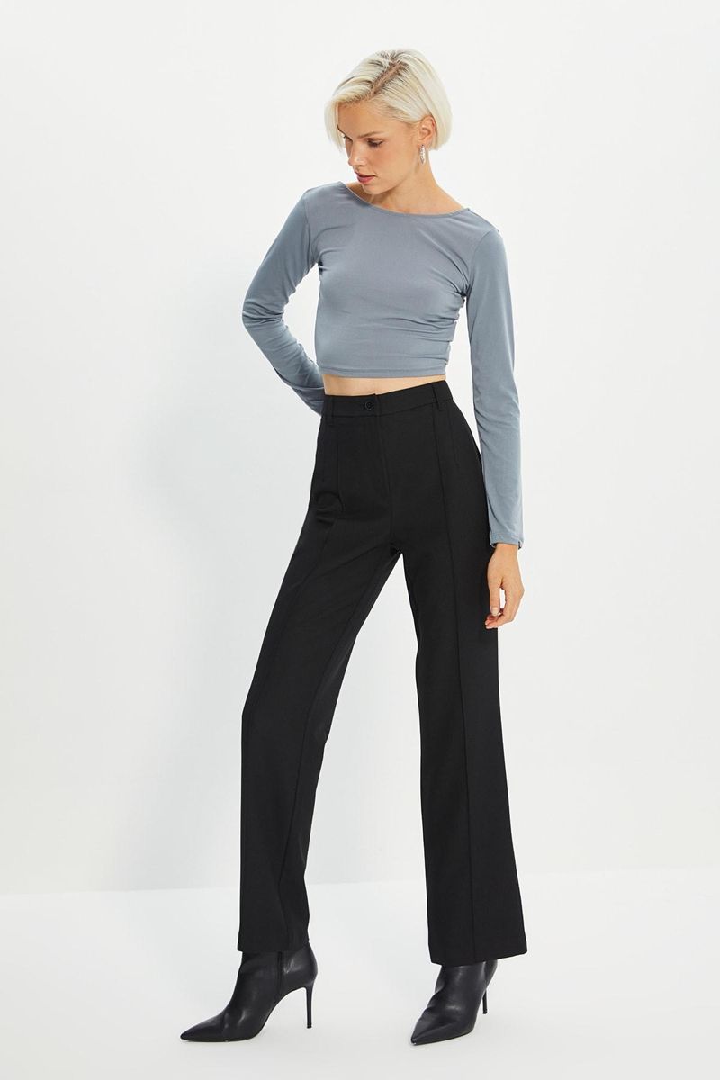 Pants - Black - Wide Leg