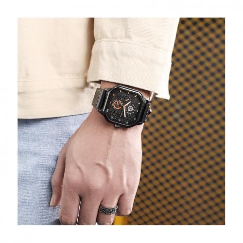 Men's Luxury Business Waterproof Leather Strap Watch