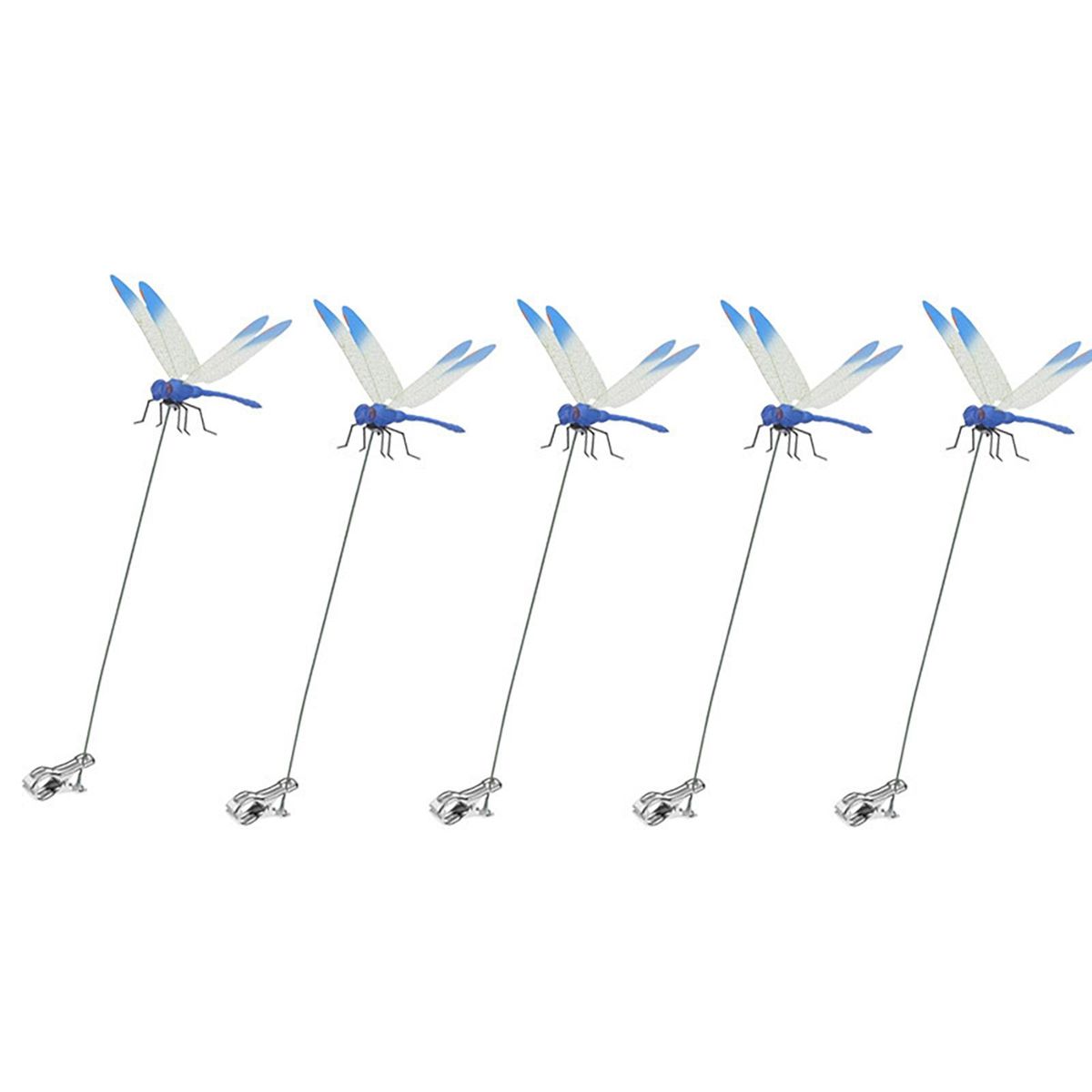 Strong Grip Dragonfly Clip Dragonfly Clip Kit 5pcs Weather-resistant Blue