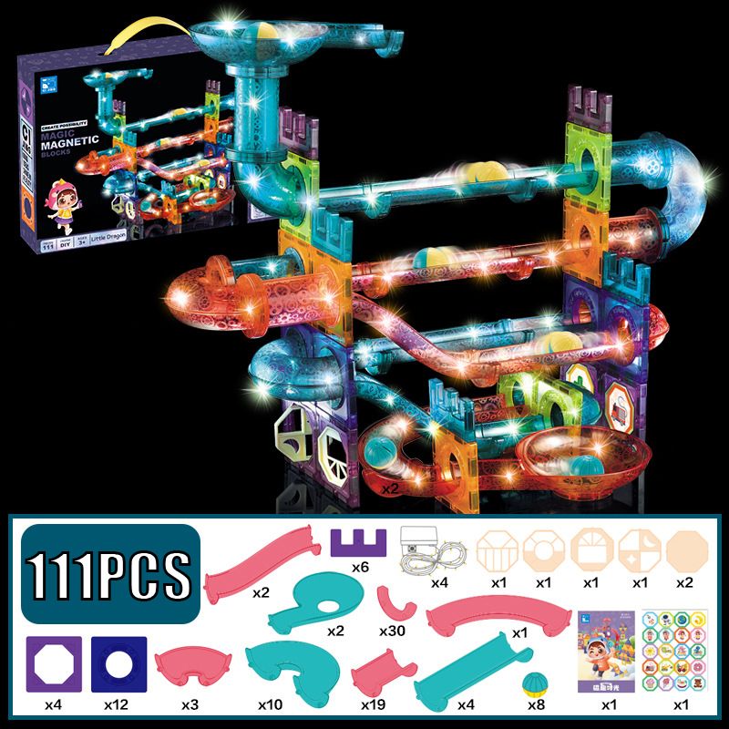 Magnetic Building Blocks Construction Set Child Toy Magnet Constructor Block Tiles Montessori