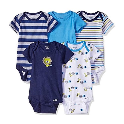 Baby Boys' Playsuits - Set Of 5, Short Sleeve