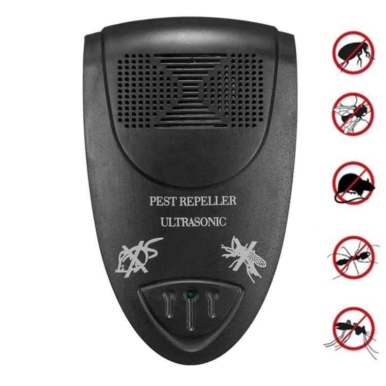 LI-3110 Ultrasonic Electronic Rat Repeller UK Plug(Black)
