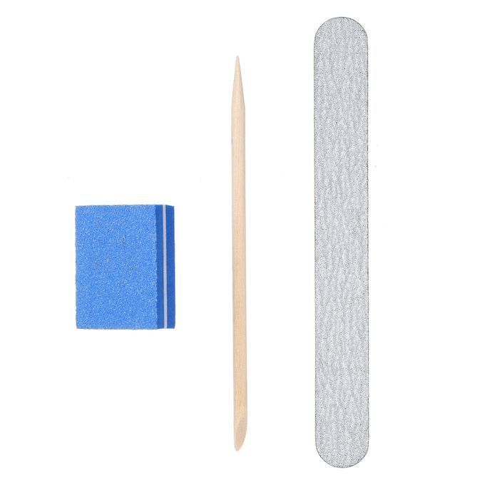 3PCS Manicure Tools   Remover Tools Kit With File Nail