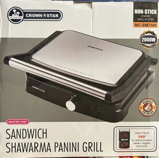 Professional  Shawama/ Sandwich/ Panini Grill Maker
