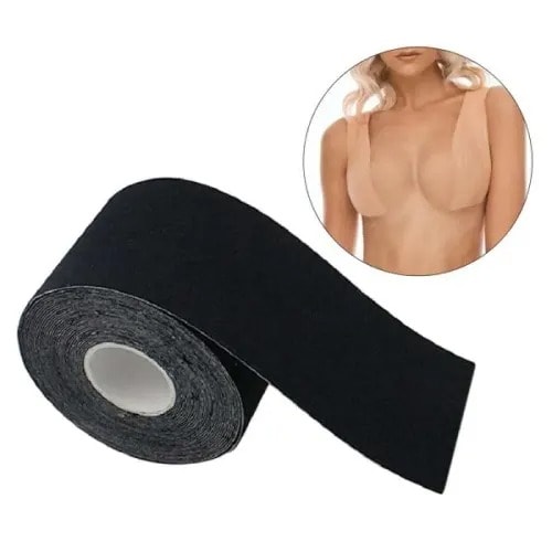Instant Adhesive Push Up Boob Tape - Black