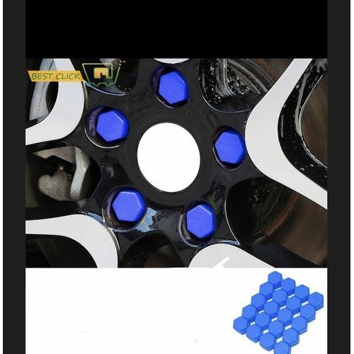 Universal Car Wheel Nut Silicone Cover Blue Colour