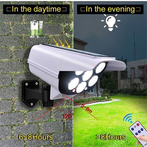 Solar Light Motion Sensor Security Wireless Waterproof