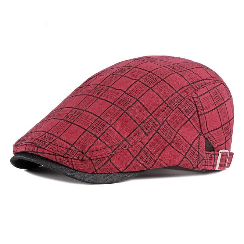 Autumn Winter Men's Beret British Bone Bonnet Lacostee Barette Hat Berretto Donna Baret  er Hat