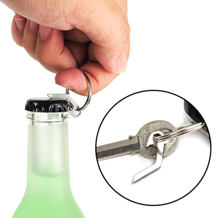 Multi-function Bottle Portable Mini Holder Key Opener