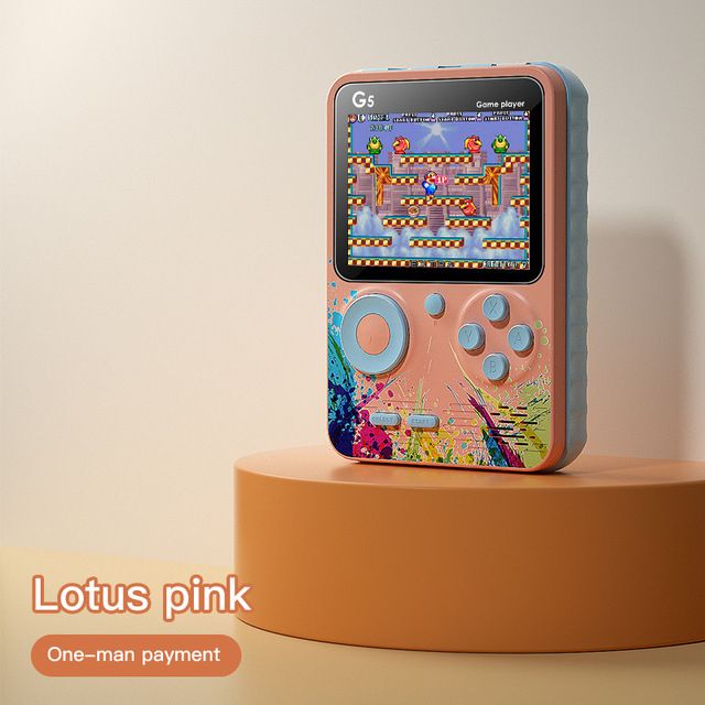 500 Games Mini Handheld Video Game Console Retro Portable 3.5_inch Screen LCD Kids Color Student Ca