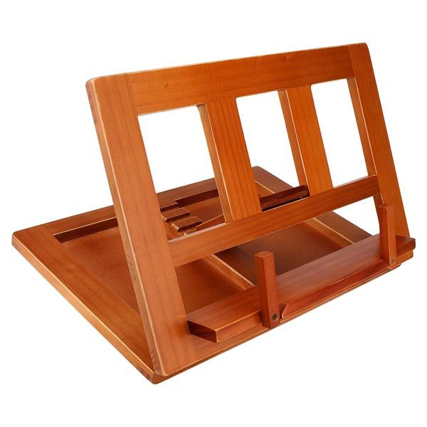 Portable Wooden Book Stand Holder For Reading Drawing