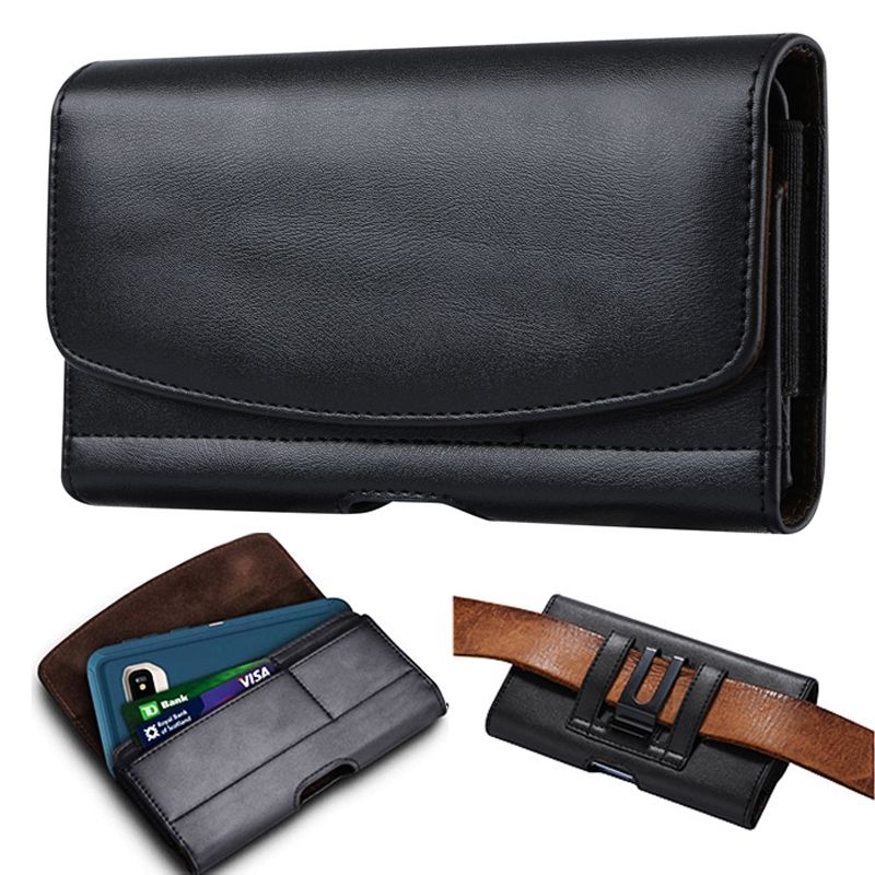 Multifunctional Waist Bag Phone Leather Case 7.0-7.5 Inch