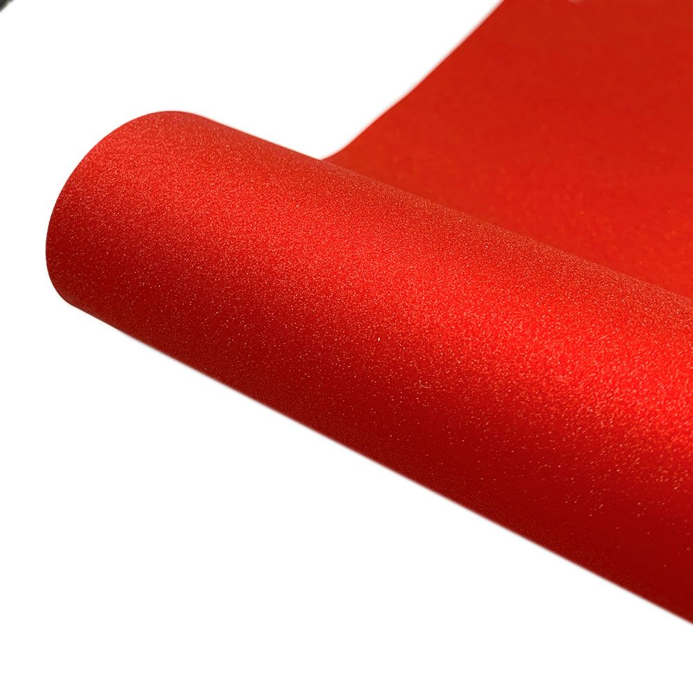 Glitter Adhesive Carft Vinyl Sheets For Cricut Cameo Maker Explore Decals Sticker GlCups Xmas Home Party Deocration Gift DIY-Glitter Red