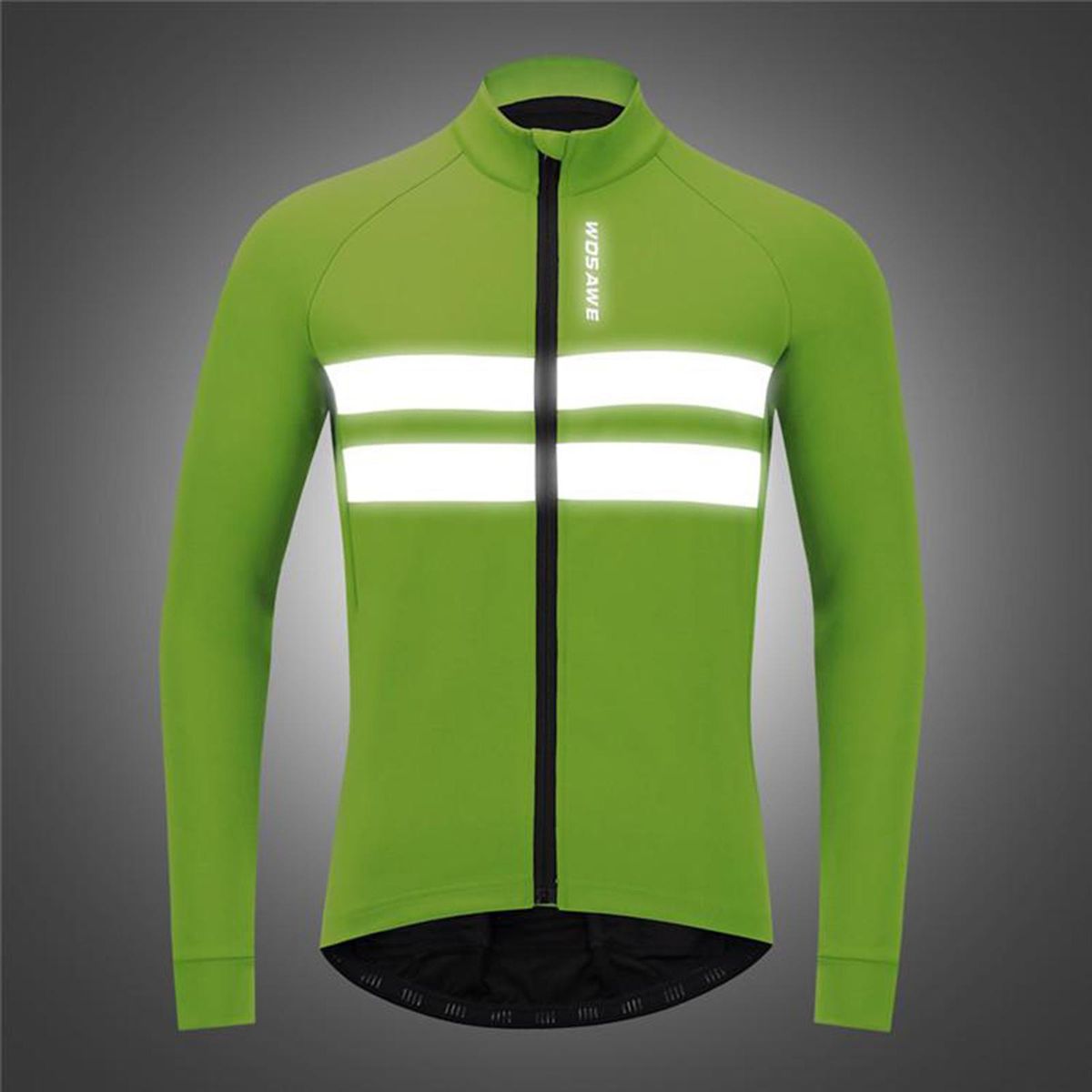 Cycling Jackets MTB Road Bike Jerseys Coat With Reflective Green M