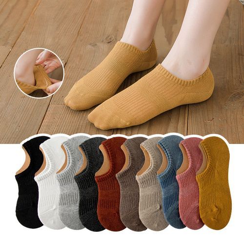 Women Boat Socks Invisible Socks,Casual Spring Summer Socks 10 Pairs