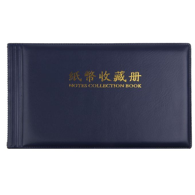 Royalblue Banknote  Collection Album Paper Money Pocket  Blue
