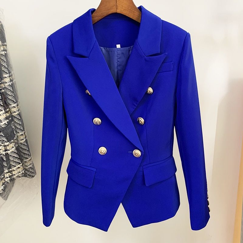 Women Outer Women's Designer B With Ons Classic Style Double-Royal Blue
