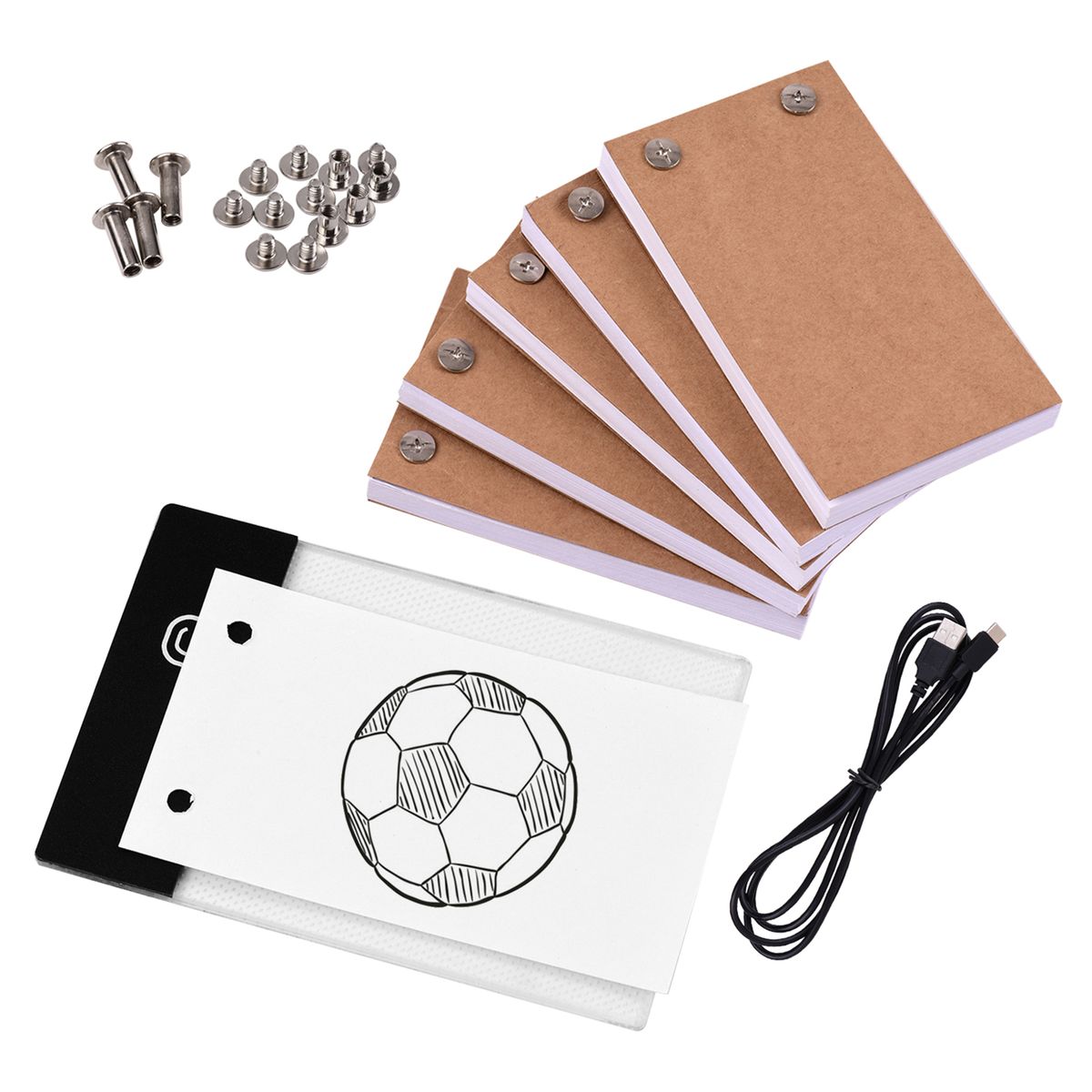 Flip Book Kit With Light Pad LED Light Box Tablet 300