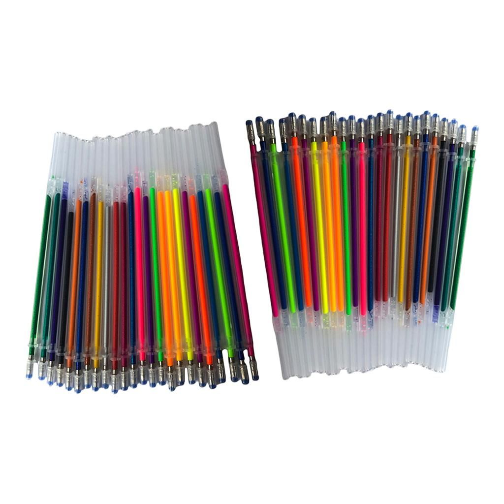 24pcs Glitter  Ink Pen Refills For  Pens, Highlighter Metallic