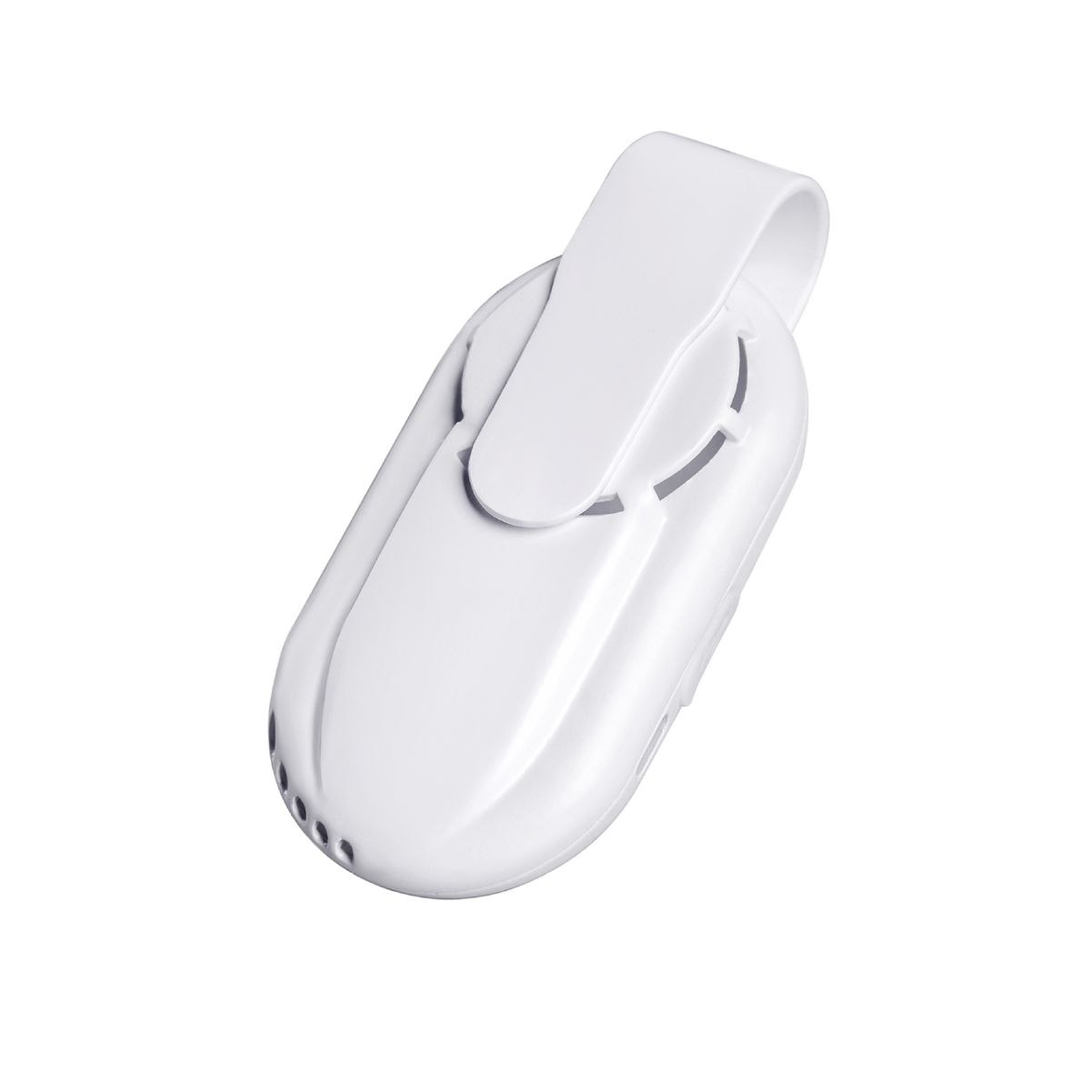 Wearable Air Purifiers Clip Design Smooth Surface-White