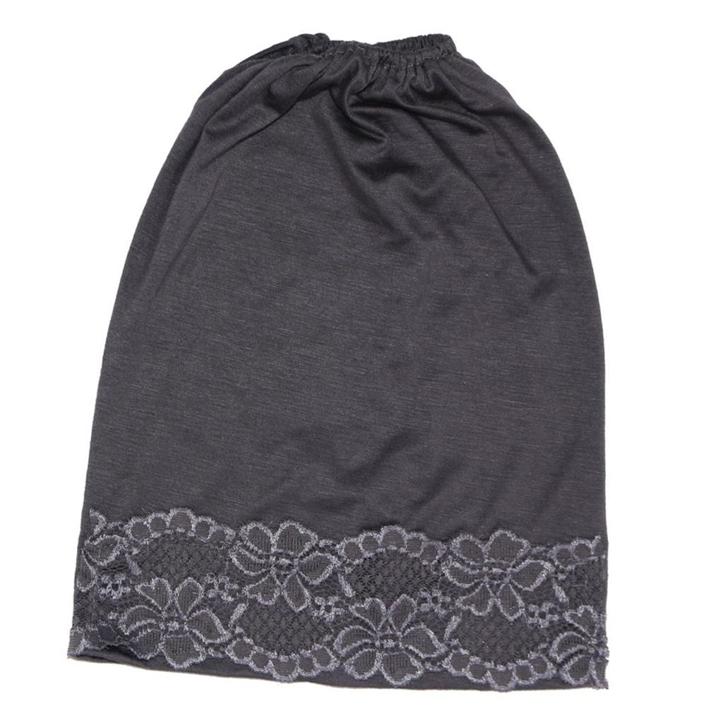Islamic Muslim Hijab Ladies Head Scarf Modal Under Scar Cover Gray