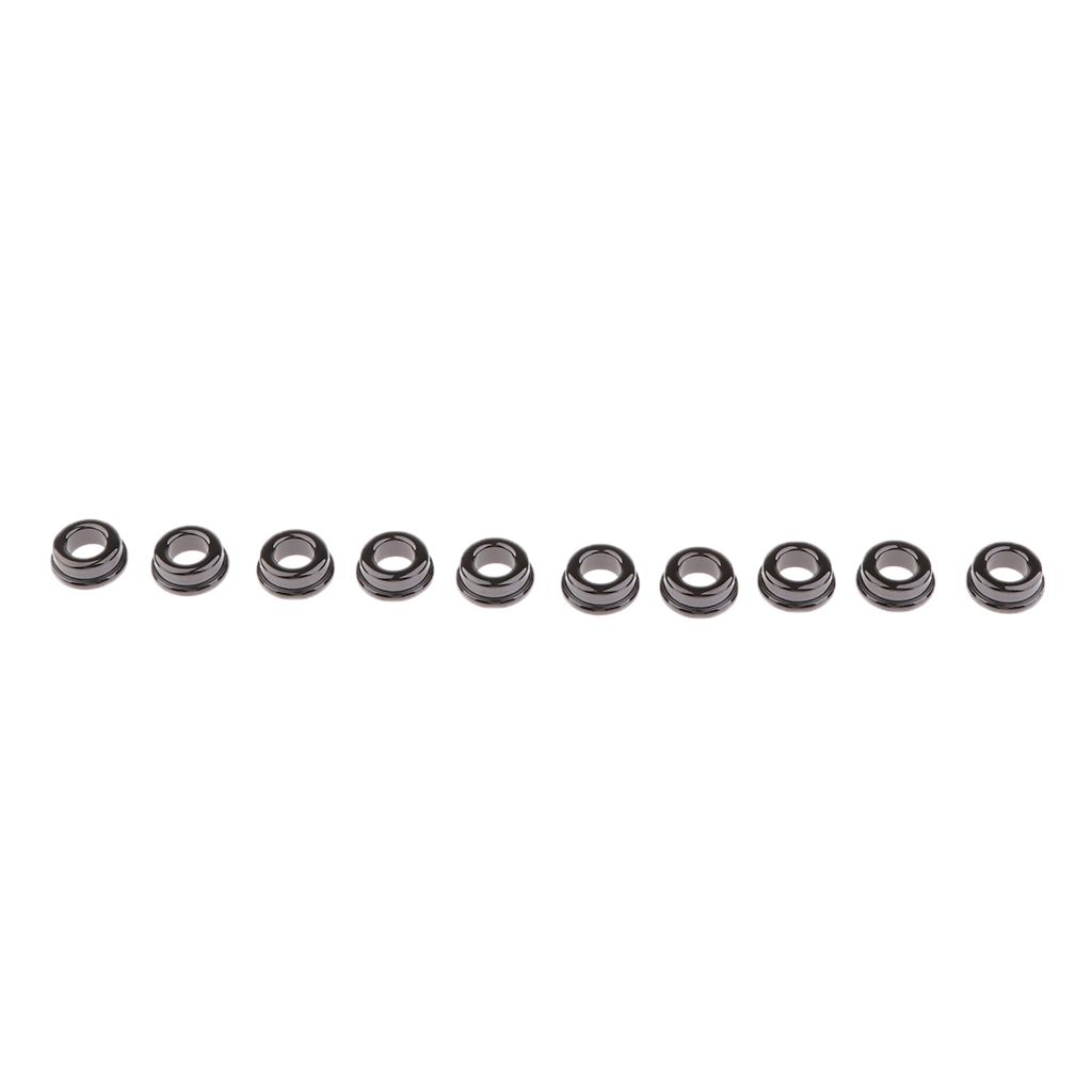 10PCS  Rod  Eye Ring Black DIY Pole Ceramic Rings