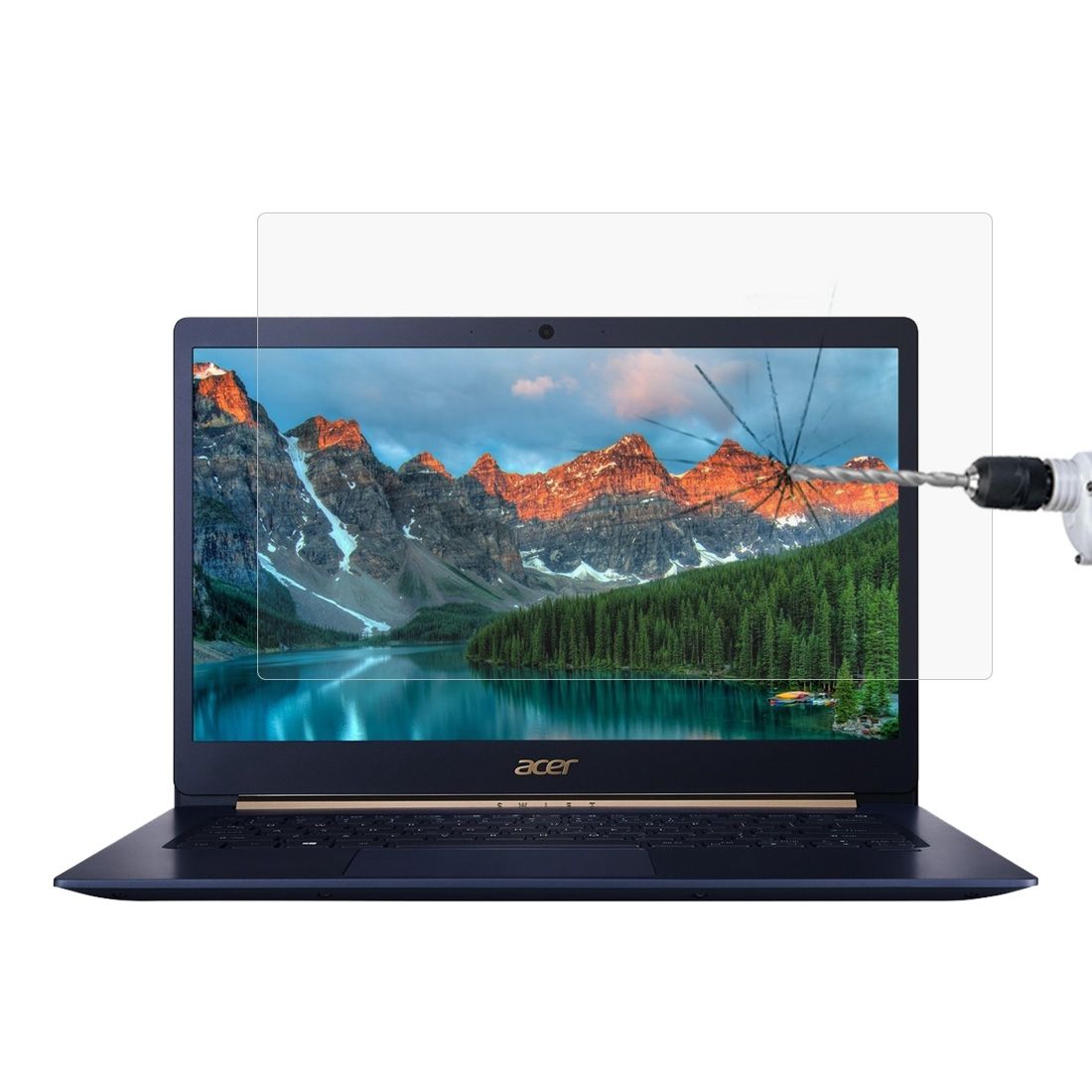 Laptop Screen HD Tempered Glass Protective Film For Acer Swift 5 Laptop - SF514-52T-82WQ 14 Inch
