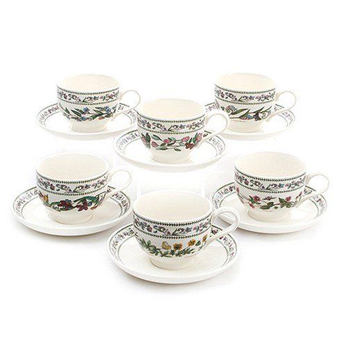 Portmeirion Variation Coffee Cup Set For 6