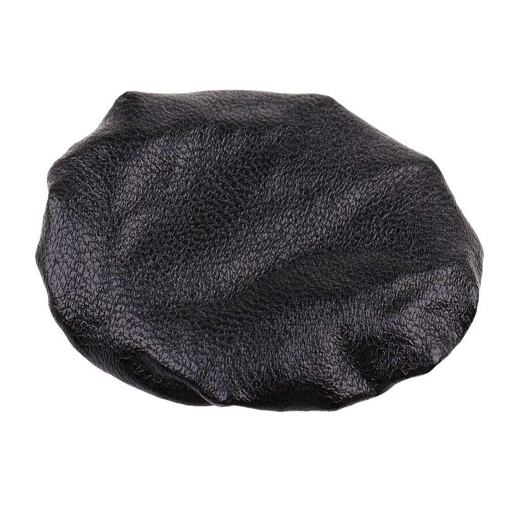 1/6 PU Leather Women  Female Hat   For 12'' Action Figure Doll Black