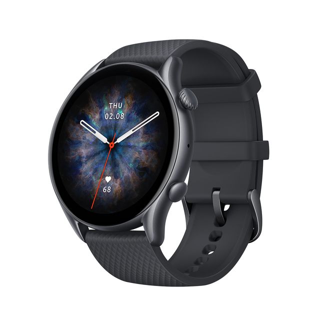 Amazfit GTR 3 Pro GTR3 Pro GTR_3 Pro Smartwatch Display Zepp OS App 12_day Battery Life Watch For Andriod(#Infinite Black)