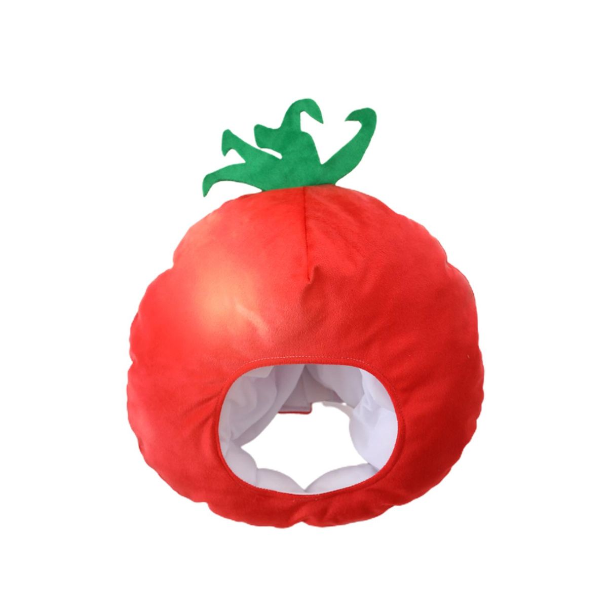 Cosplay Headgear Tomato Plush Headgear Prop Decoration Red